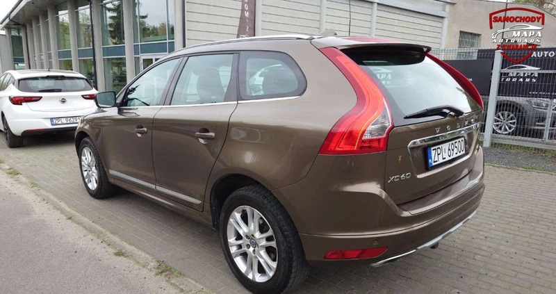 Volvo XC 60 cena 89900 przebieg: 145259, rok produkcji 2016 z Mieszkowice małe 407